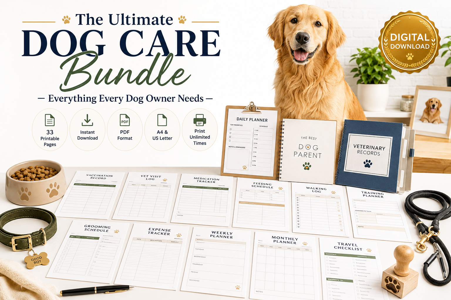 Ultimate Dog Care Bundle – Everything Every Dog Owner Needs