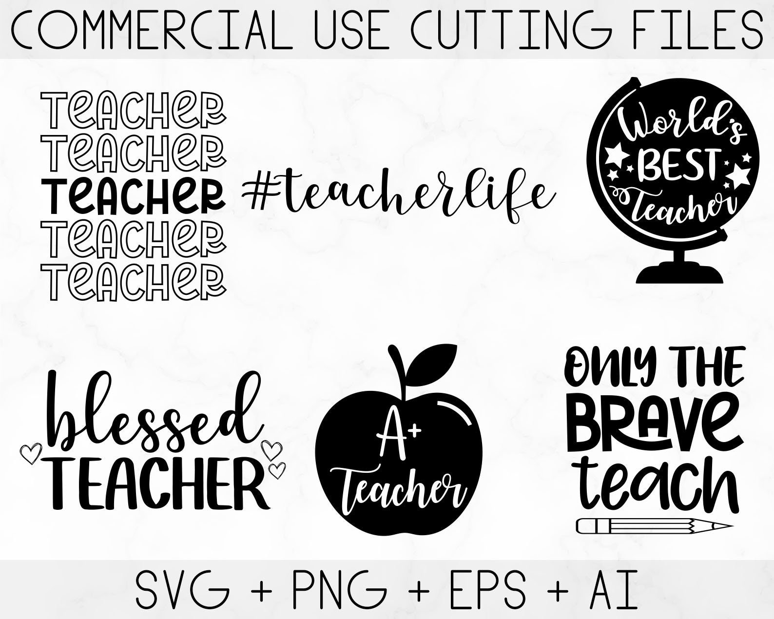 Teacher Svg Bundle, Teacher Quote Svg - Image 2
